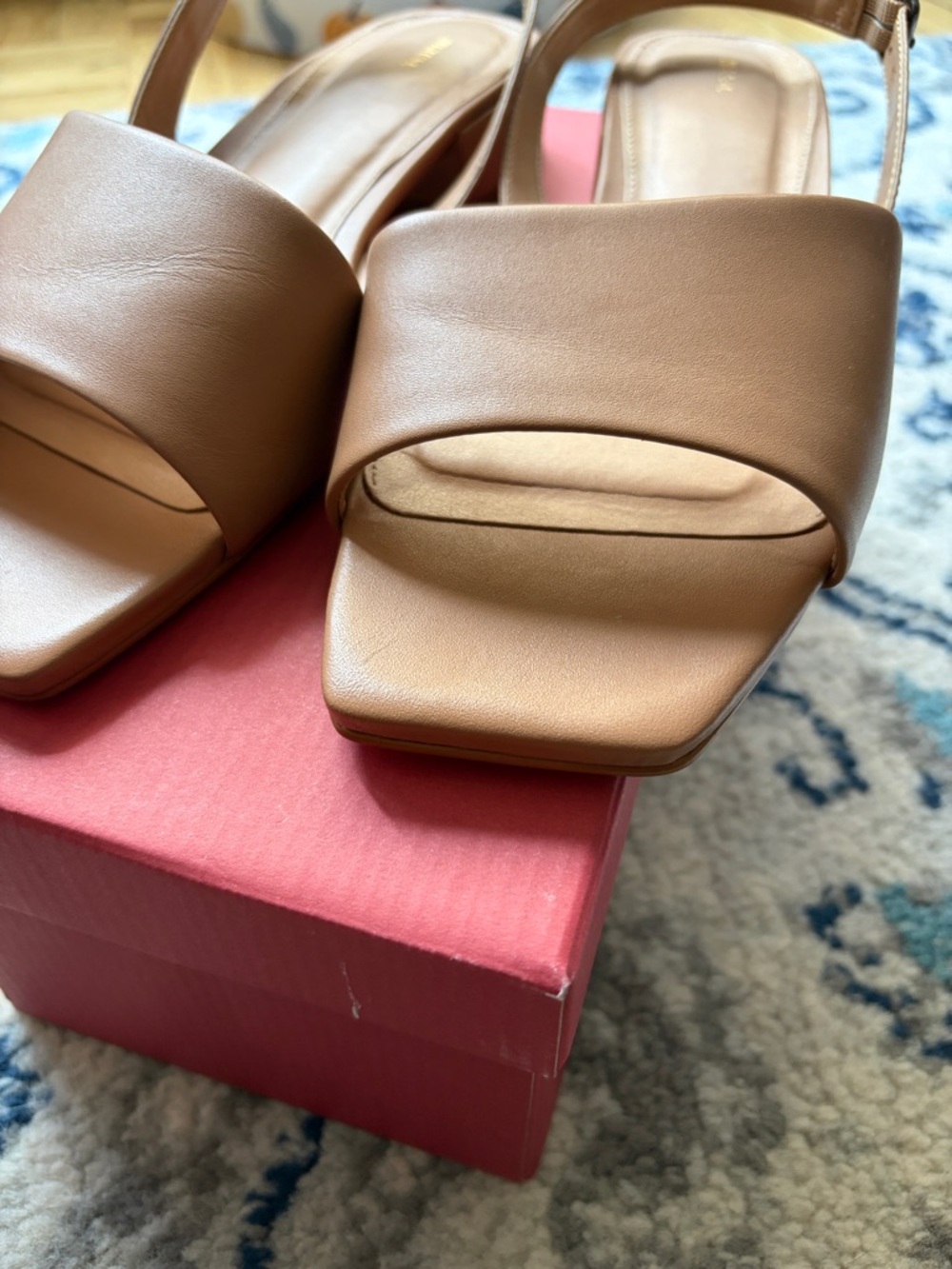 MAEVE
Asymmetric Slingback Heels - Tan - Picture 4 of 10